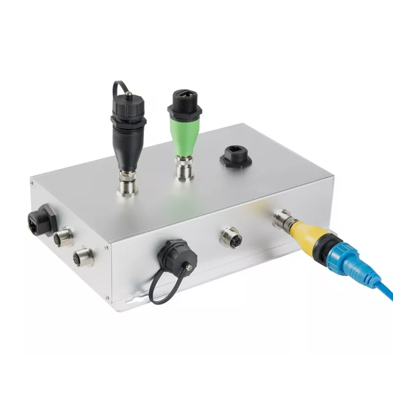 EXSYS EX-49544 M12 X-koodi 8-pin pistoke - RJ45 liitin IP67 teollisuus-Ethernet-sovitin, 10 Gbps