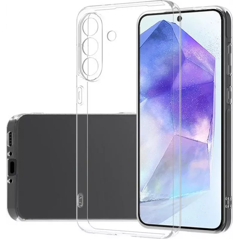 CYOO Crystal Clear -kotelo Samsung Galaxy A56 5G -puhelimelle CY123986
