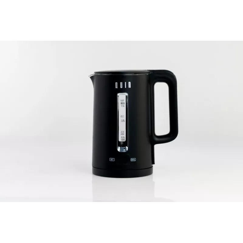 QUIN KTL-202 sähköinen vedenkeitin, 1,5 L, musta