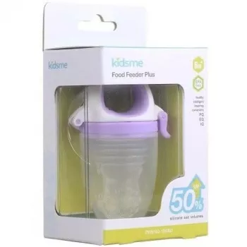 Kidsme Food Feeder Plus vauvanruokintalaite 6 kuukaudesta, laventeli
