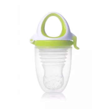 Kidsme Food Feeder Plus vauvanruokasyöttölaite 6 kuukaudesta, limetti