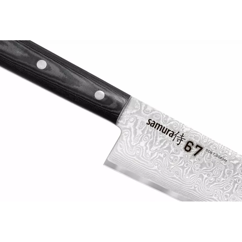 SAMURA Damascus-viipalointiveitsi 208 mm