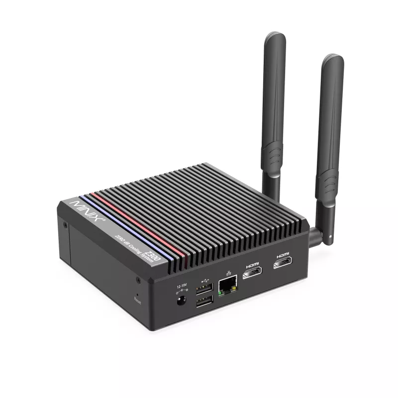 MINIX NEO Z300-0db tuulettimeton Mini-PC Intel Core i3-N300 16GB RAM 512GB SSD Windows 11 Pro NEO Z300-0db (512GB)