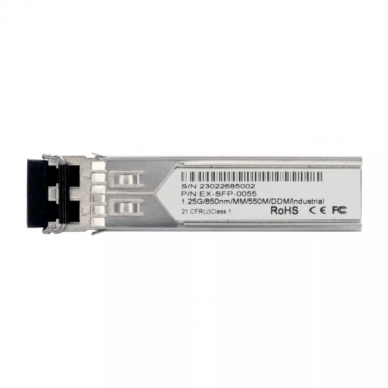 EXSYS EX-SFP-0055 SFP-lähetin-vastaanotin LC Duplex monimuoto 550m 1,25Gbps 850nm -40°C - 80°C