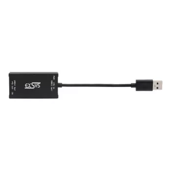 EXSYS EX-1501HMVS-A 1-porttinen USB 3.2 Gen 1 teollisuuskeskitin 15KV ESD-ylijännitesuojalla