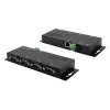 EXSYS EX-6164 4-porttinen RS-232 sarjalaite-palvelin, Ethernet sarjaan, metalli, 10/100 Mbps, Virtual COM