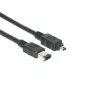 EXSYS FireWire 1394a kaapeli 6-pin - 4-pin, 1,5 m, musta EX-K6810