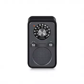 Sangean WR-9 kannettava FM/AM-radio aito puu Midnight Oak Bluetooth 8W