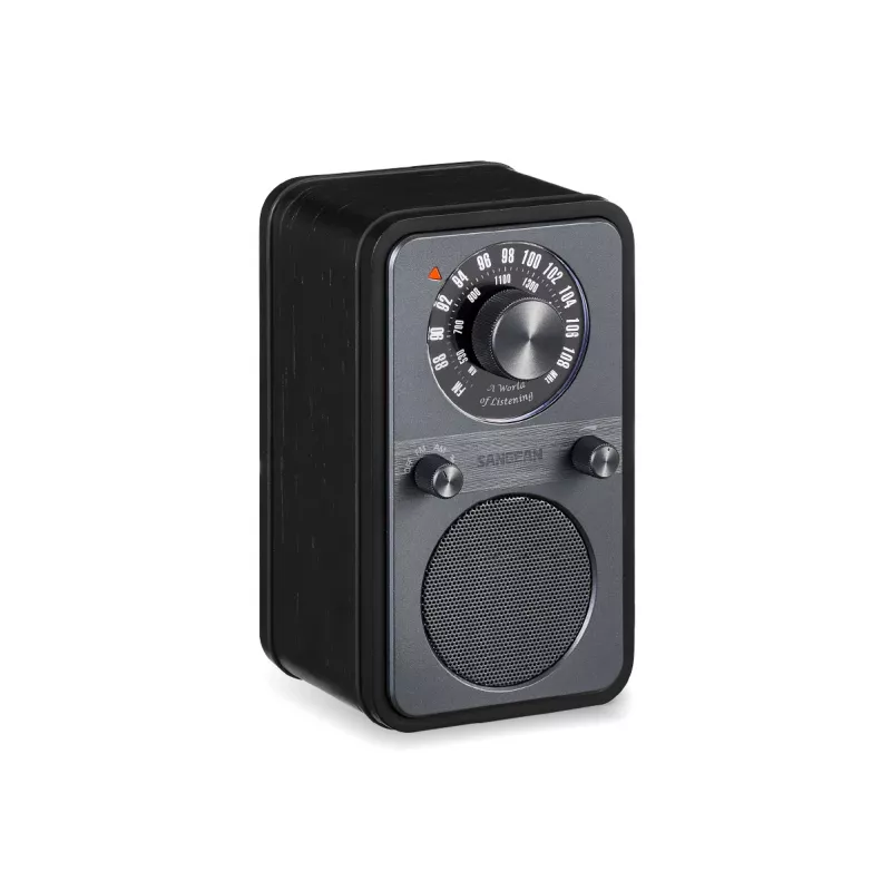Sangean WR-9 kannettava FM/AM-radio aito puu Midnight Oak Bluetooth 8W