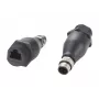 EXSYS EX-49504 M12 A-koodi 8-napainen pistoke RJ45-liitäntään teollisuus Ethernet -adapteri, IP67
