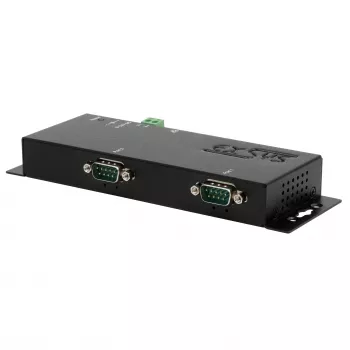 EXSYS EX-6162 Ethernet–2x-RS-232-sarjapalvelin 12V/3A virtalähteellä
