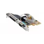 EXSYS EX-44083 PCIe 2-porttinen RS-232 sarjakortti, ASIX AX99100, DB9, Low Profile