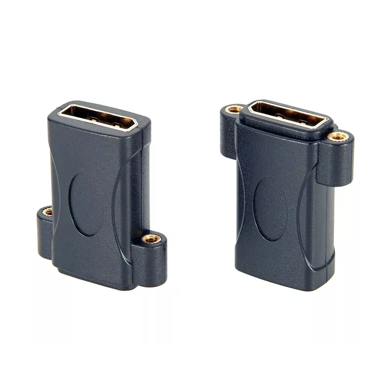 EXSYS EX-49304 paneeliasennettava DisplayPort naaras-naaras-adapteri, ruuvattava, 8K 60Hz