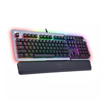 Thermaltake Argent K5 mekaaninen pelinäppäimistö - Cherry MX Speed Silver, RGB, saksalainen asettelu