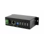 EXSYS EX-6003HMVS-POE-ON 4-porttinen USB 2.0 Gigabit Ethernet -palvelin PoE:lla, 15KV ESD-suoja
