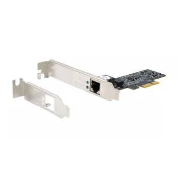 EXSYS 5 Gigabit Ethernet PCIe x1 verkkokortti, Realtek RTL8126, RJ45, Low Profile EX-60151