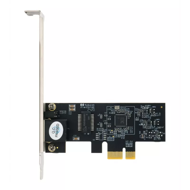 EXSYS 5 Gigabit Ethernet PCIe x1 verkkokortti, Realtek RTL8126, RJ45, Low Profile EX-60151