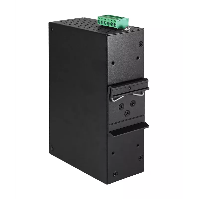 EXSYS EX-6226POE teollinen 8-porttinen Gigabit PoE+ kytkin, 12-36VDC, DIN-kisko