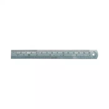 C.K Tools ruostumaton teräsviivain, 150 mm / 6 tuumaa, mm- ja tuumajaot (T3530 06)