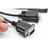 EXSYS EX-OPTC44-9-SM Octopus-kaapeli 4 x 9 pin Serial RS-232 haaroituskaapeli, HD44 uros 4x DB9 uros, 0,6m, musta
