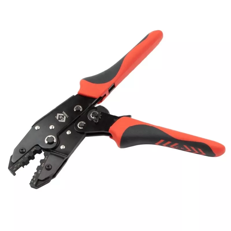 C.K Tools T3698A räikkäpuristinpihdit BNC- ja TNC-koaksiaaliliittimille