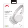 JVC johdolliset in-ear-kuulokkeet mikrofonilla, valkoinen