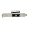 EXSYS Dual 10 Gigabit Ethernet PCIe x4 kortti, Intel X550-AT2, 2x RJ45, Low-Profile EX-60222