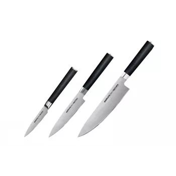 SAMURA MO-V 3-osainen keittiöveitsisetti