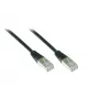 EXSYS Cat 5e FTP patch-kaapeli 1,5m musta EX-K6170-1.5