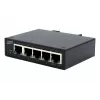 EXSYS 5-porttinen teollisuus Ethernet-kytkin, 10/100 Mbps, DIN-kisko, -40° - +75°C EX-6200-T