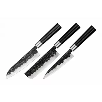 SAMURA Blacksmith 3-osainen veitsisetti