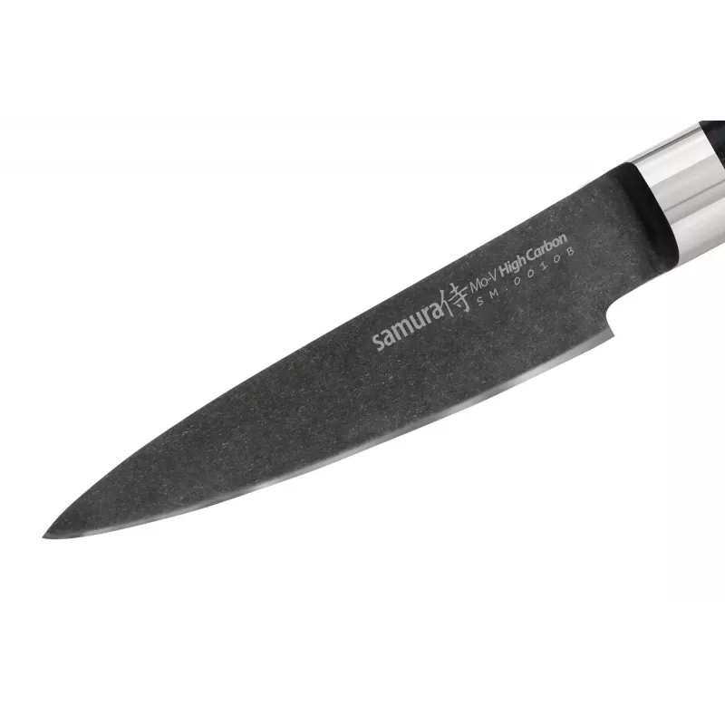Samura Stonewash kuorimisveitsi 90 mm musta