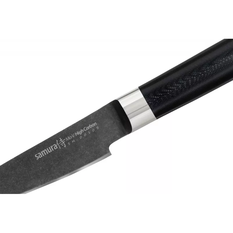 Samura Stonewash kuorimisveitsi 90 mm musta