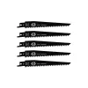 C.K Tools T0821 puukkosahanterät 6 TPI, 150 mm, 5 kpl pakkaus