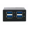EXSYS USB 3.2 Gen1 4-porttinen metallikeskitin 15KV ESD-suojauksella (EX-11240HMS)
