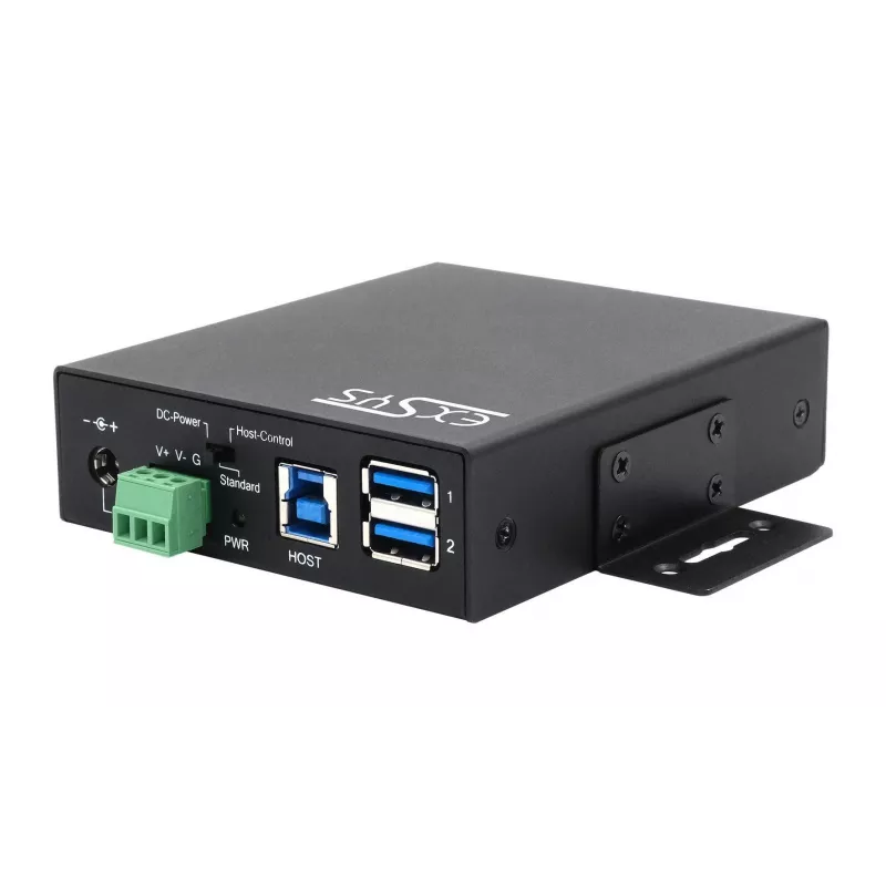 EXSYS EX-11241HMS 10-porttinen USB 3.2 Gen 1 metallikeskitin 15KV ESD-suojauksella