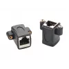 EXSYS EX-49306 Cat.5e RJ45 naaras-naaras Keystone sovitinmoduuli, musta