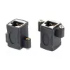 EXSYS EX-49306 Cat.5e RJ45 naaras-naaras Keystone sovitinmoduuli, musta