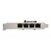 EXSYS EX-60104 Quad 1 Gigabit Ethernet PCIe x1 kortti (Realtek RTL8111H)