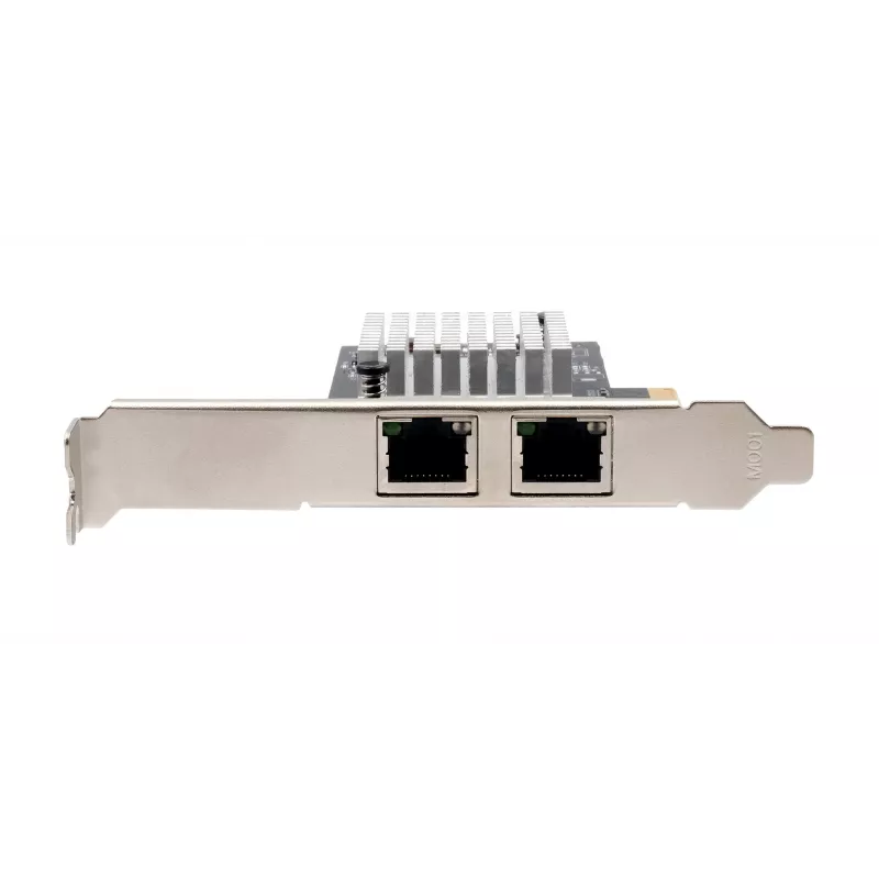 EXSYS EX-60202 Dual 1 Gigabit Ethernet PCIe x4 kortti, Intel I350-AM2 piirisarja, 2x RJ45, Low Profile -peitelevy sisältyy