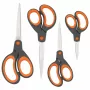 Rapesco Soft Grip saksisarja, 4 osaa, ruostumattomat terät, eri kokoja 1577