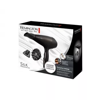 Remington Silk AC hiustenkuivaaja, 2400W, musta