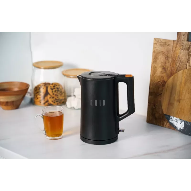 QUIN KTL-101 sähköinen vedenkeitin, 1,5 L, musta
