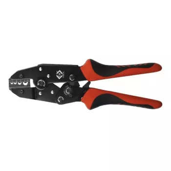 C.K Tools T3697A räikkäpuristuspihdit eristämättömille kaapelikengille 1-10 mm²