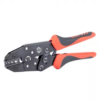C.K Tools T3697A räikkäpuristuspihdit eristämättömille kaapelikengille 1-10 mm²