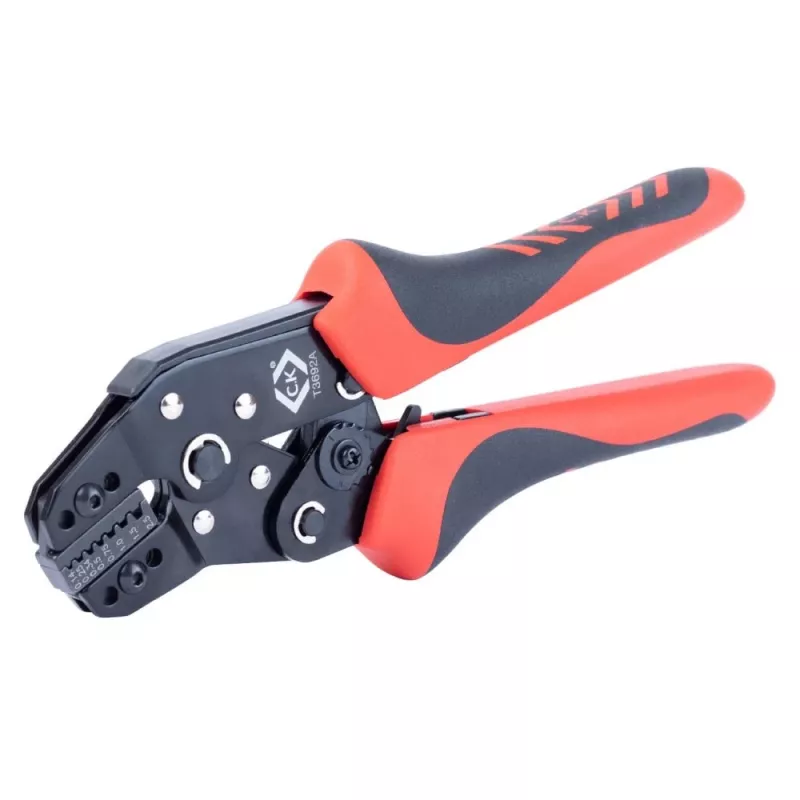 C.K Tools T3692A räikkäpuristuspihdit johdinsuojuksille 0,14-2,5 mm² (AWG 26-14)