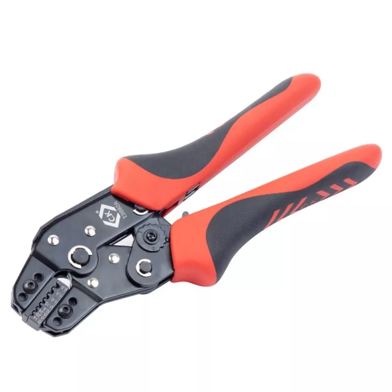 C.K Tools T3692A räikkäpuristuspihdit johdinsuojuksille 0,14-2,5 mm² (AWG 26-14)