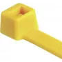 HellermannTyton T50R nippuside, polyamidi 6.6, keltainen, 200 mm x 4,6 mm, 100 kpl:n pakkaus 111-04805