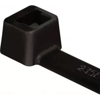 HellermannTyton T40R PA66W musta nippuside 175 x 4 mm, 100 kpl:n pakkaus 111-01625