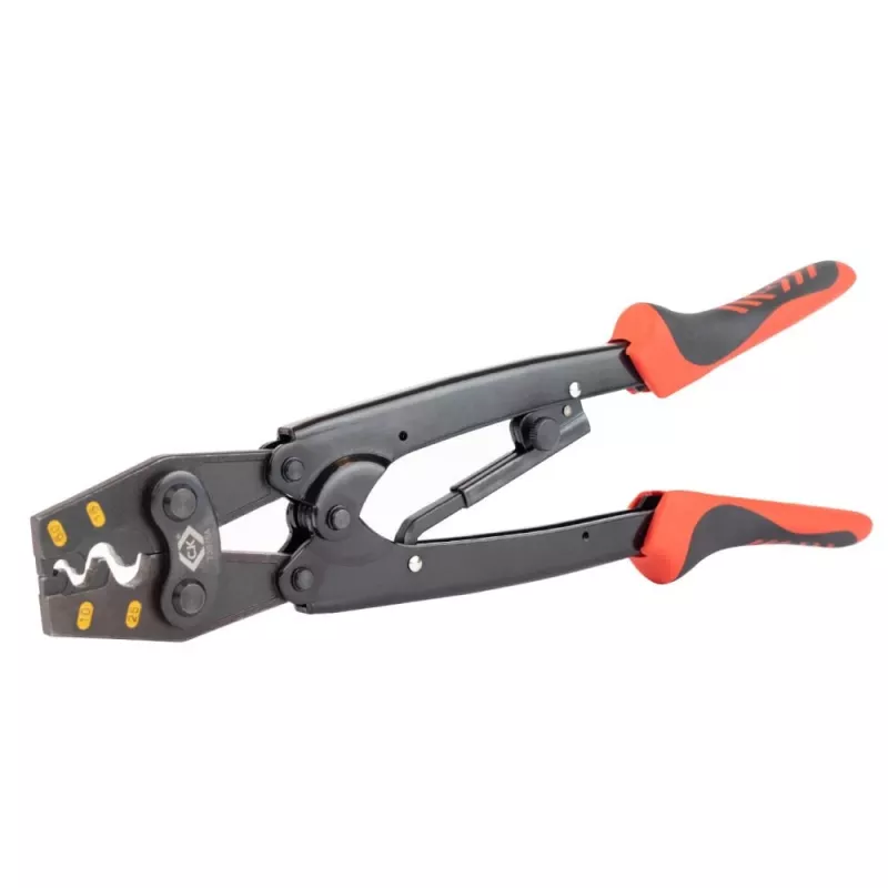 C.K Tools T3676A puristuspihdit eristämättömille kaapeliliittimille 6-25 mm²